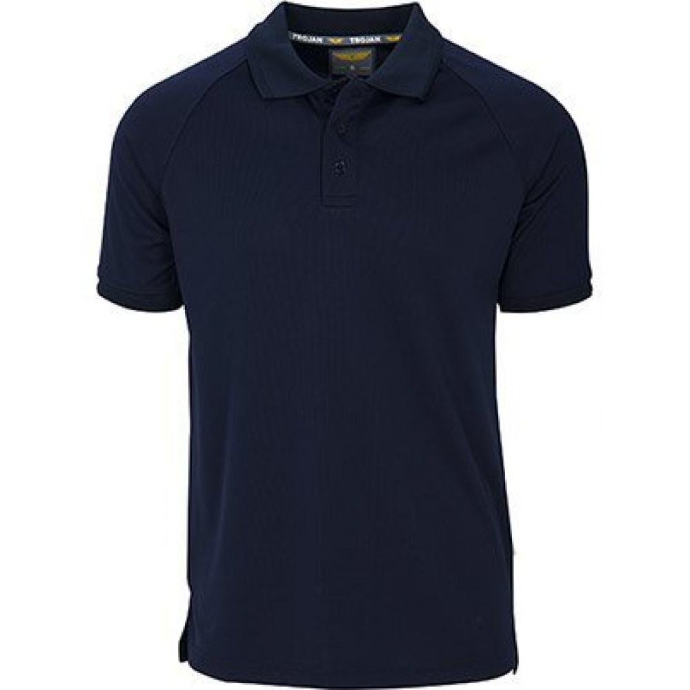 NAVY ANTIBACTERIAL WICKING POLO S