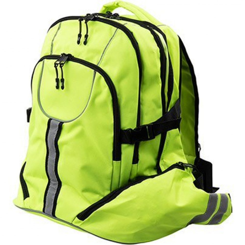 HI-VIS YELLOW BACKPACK
