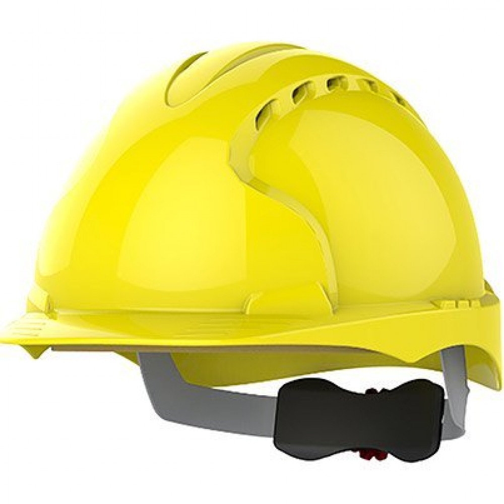 EVO3 YELLOW VENTED WR SAF HELMET
