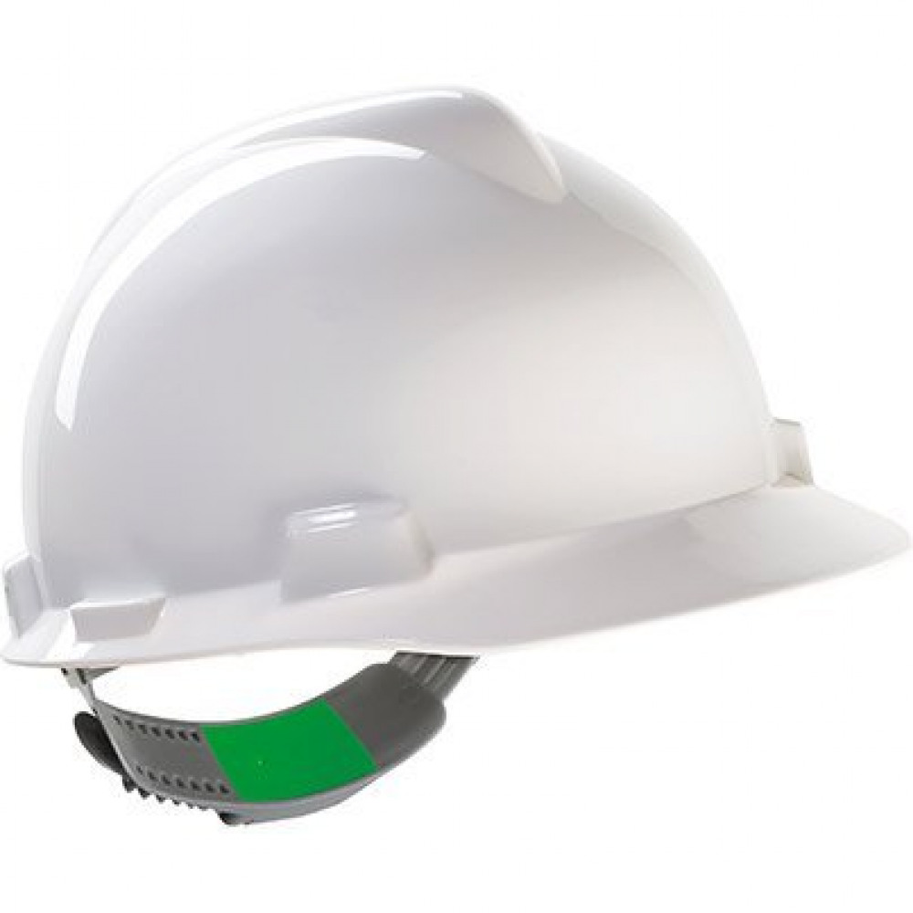V-GARD WHITE UNVENTED HELMET
