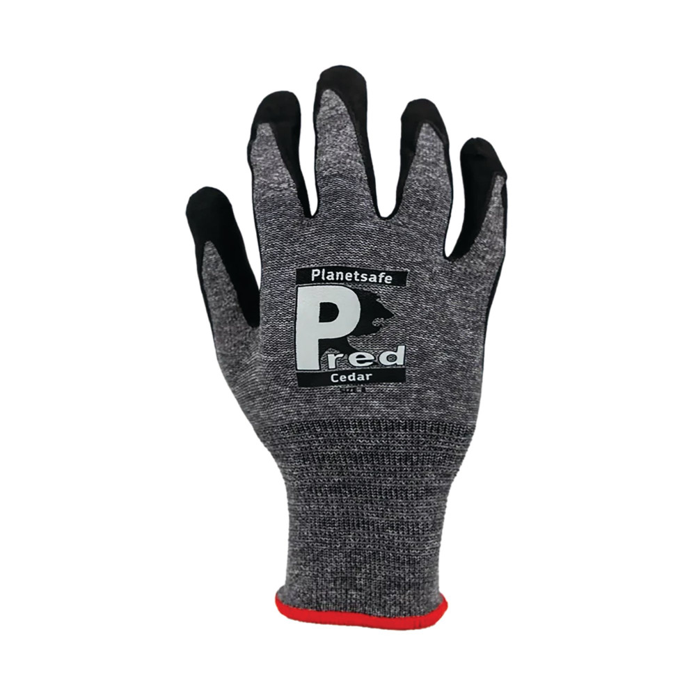 PRED CEDAR GLOVE 1 PAIR BLK/GRY 7