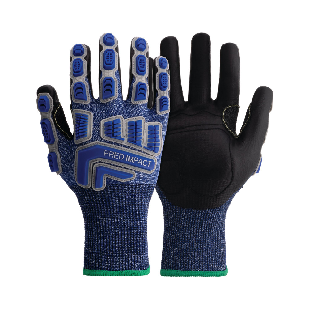 IMPACT CUT F GLOVES 1PR BLUE 10
