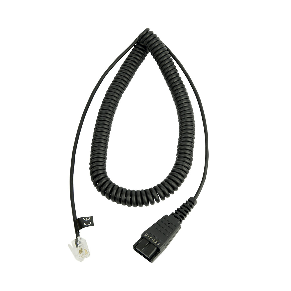 JABRA QD TO MODULAR RJ9 BOTTOM CORD