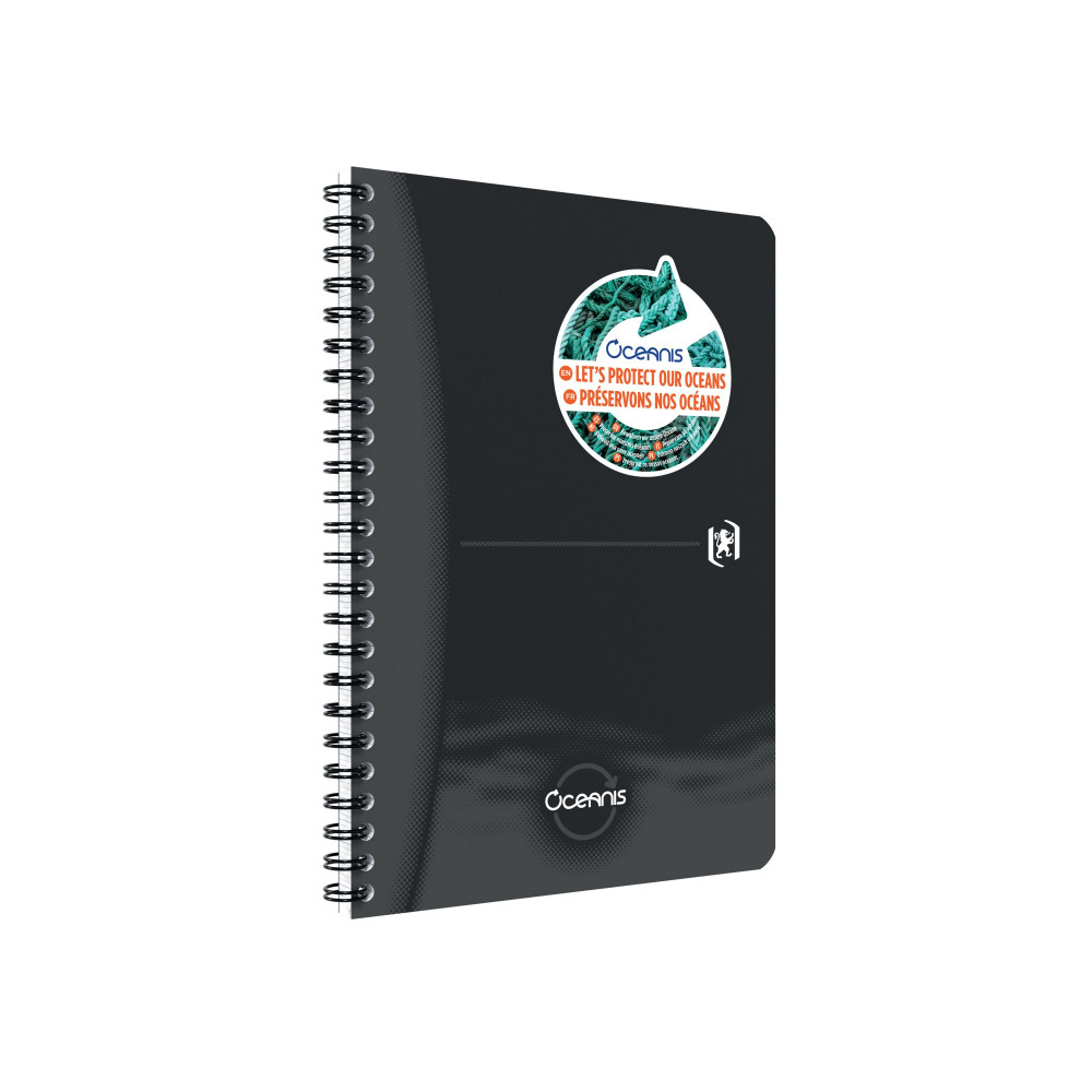 OXFORD OCEANIS WB NTBK RULED A5 BLK