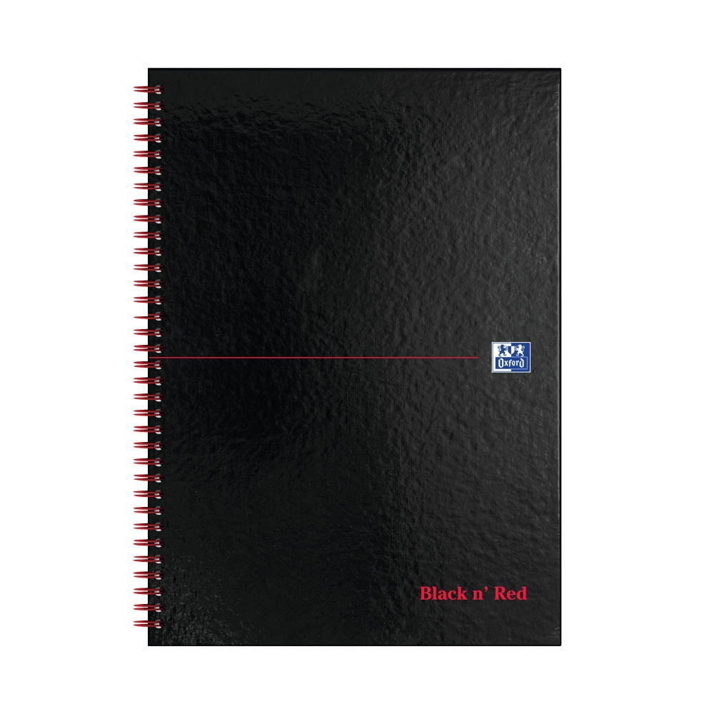 BLACK N RED WB NBK A4 PK5 PLUS 2 FOC