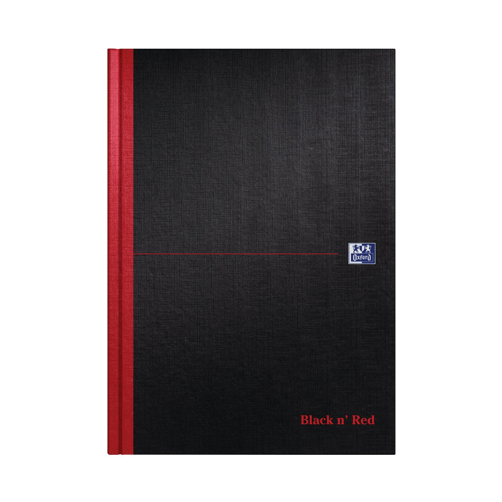 BLACK N RED HB CSBOUND NOTEBK A4 PK2
