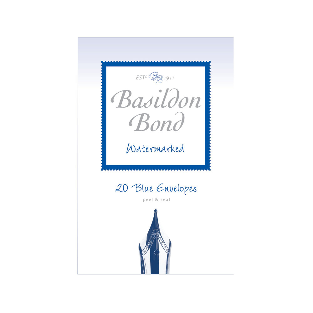 BASILDON BOND BLUE SM ENVELOPE PK200