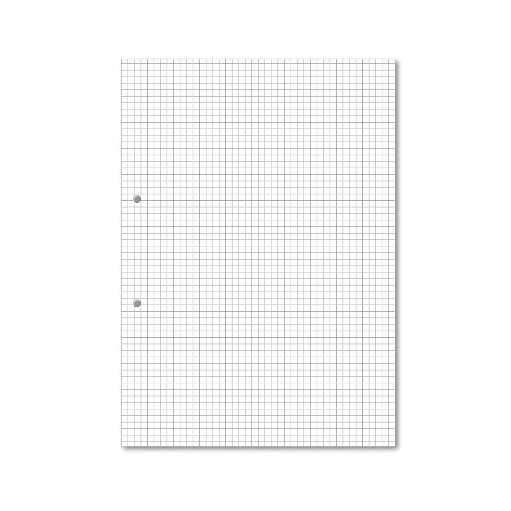 LLEF PAPER 5MM SQ PCHD 2HL A4 PK5