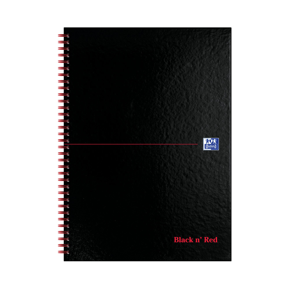 BLACK N RED WIRE HB RULE NTBK A4 PK5