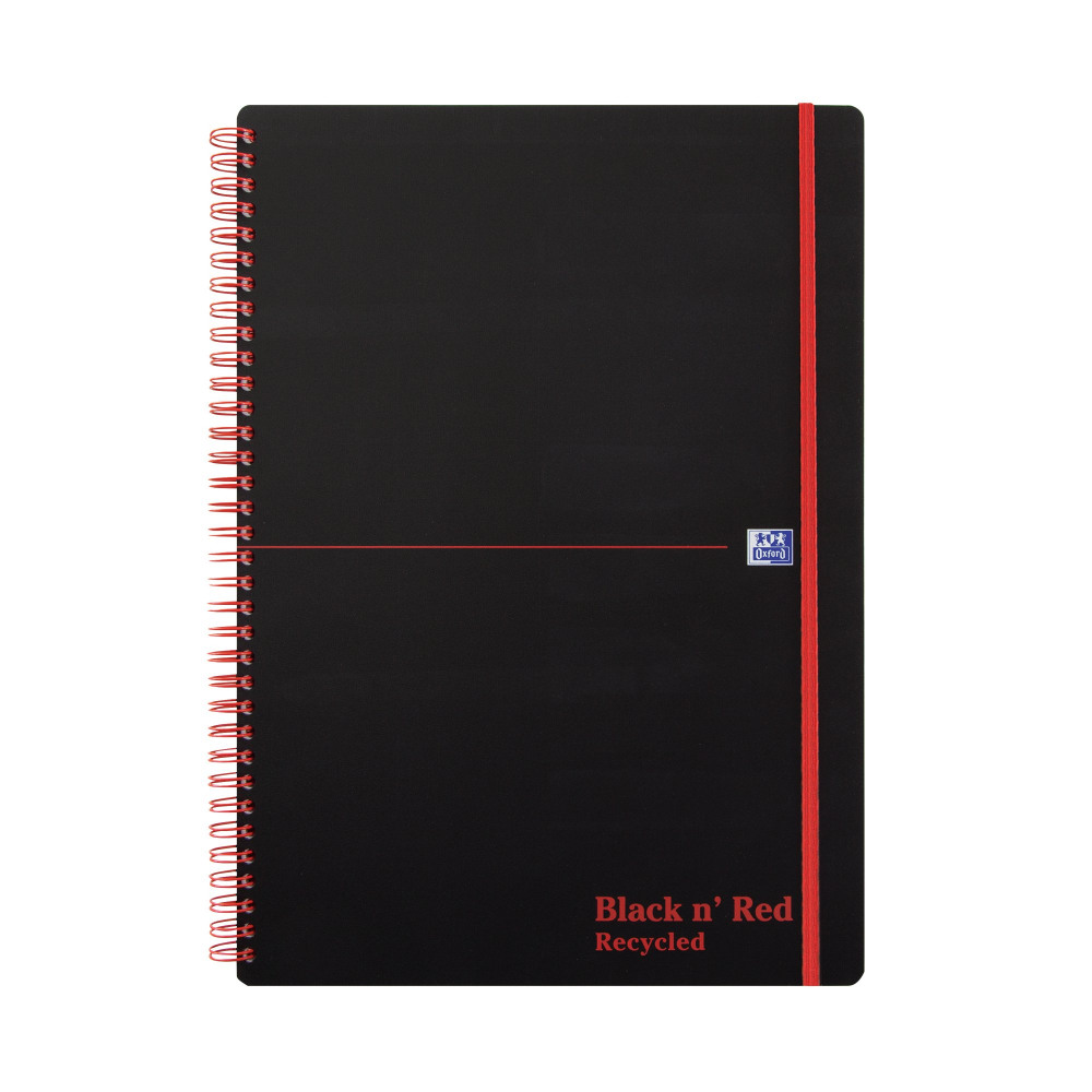BLACK N RED RECY PP WIRE NTBK A4 PK5