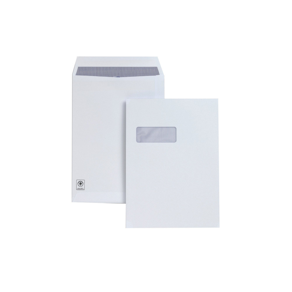 PF C4 WHT SS WDW POCKET ENV PK250