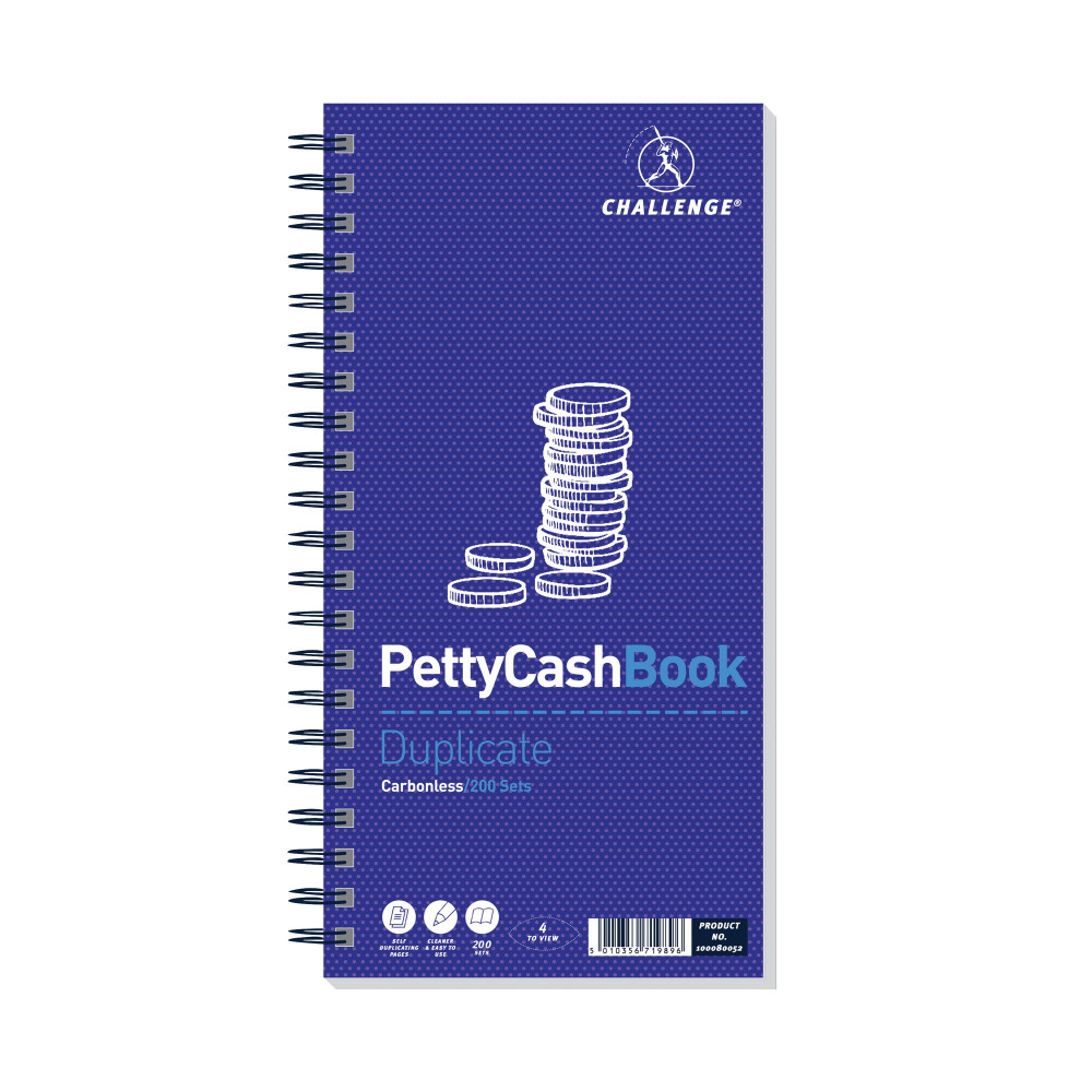 CHALLENGE PETTY CASH PAD 280X152