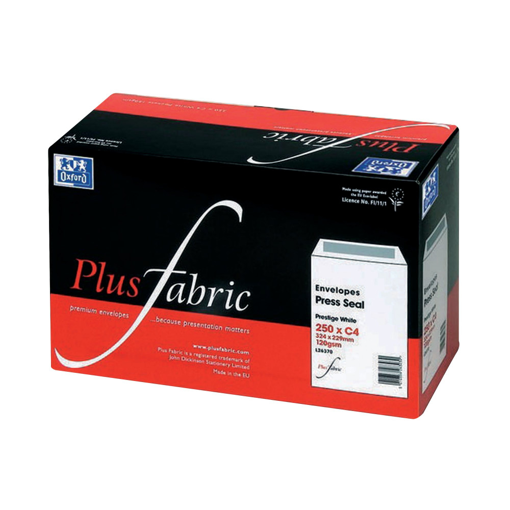 PLUS FAB WHT ENV C4 WNW 120G BX250