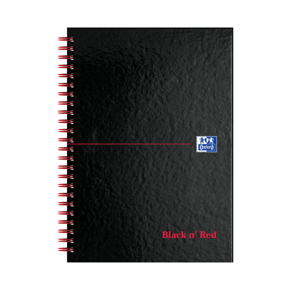 BLACK N RED HB RULE NOTEBOOK A5 PK5