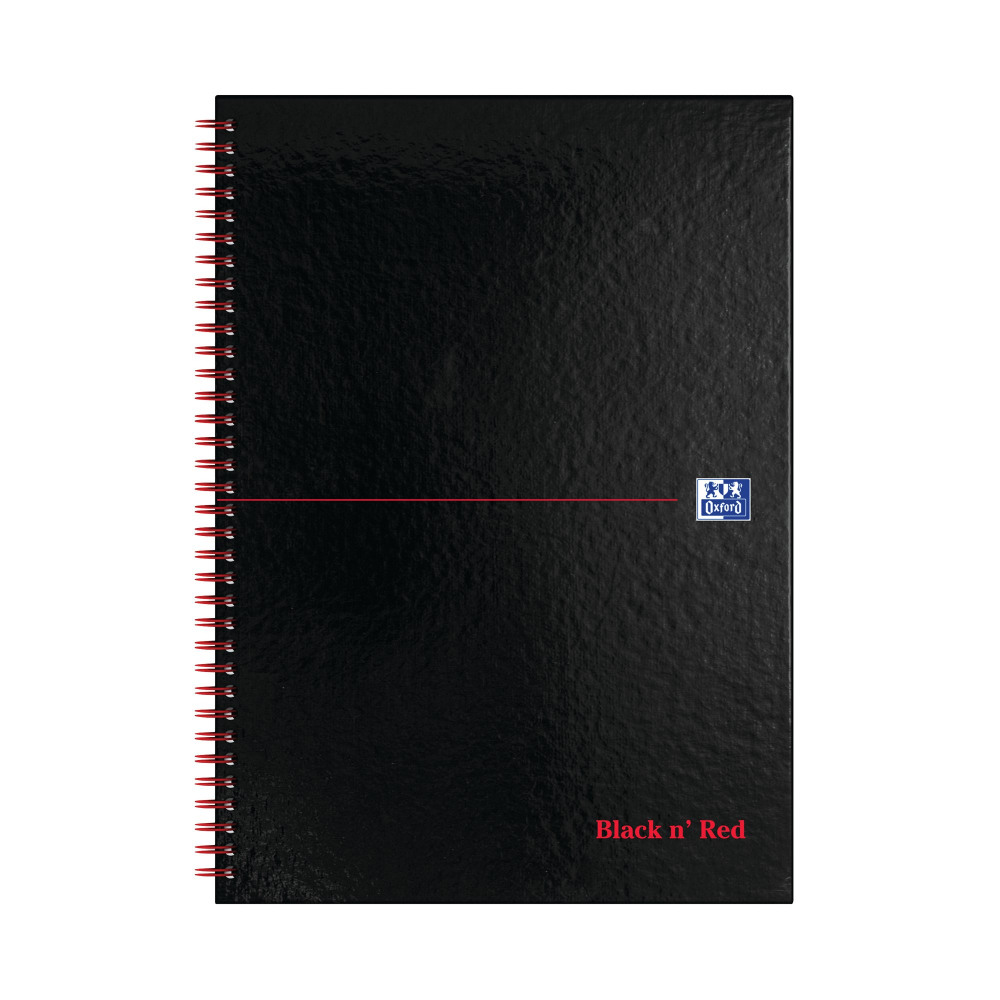 BLACK N RED HB WIRE A-Z NTBK A4 PK5