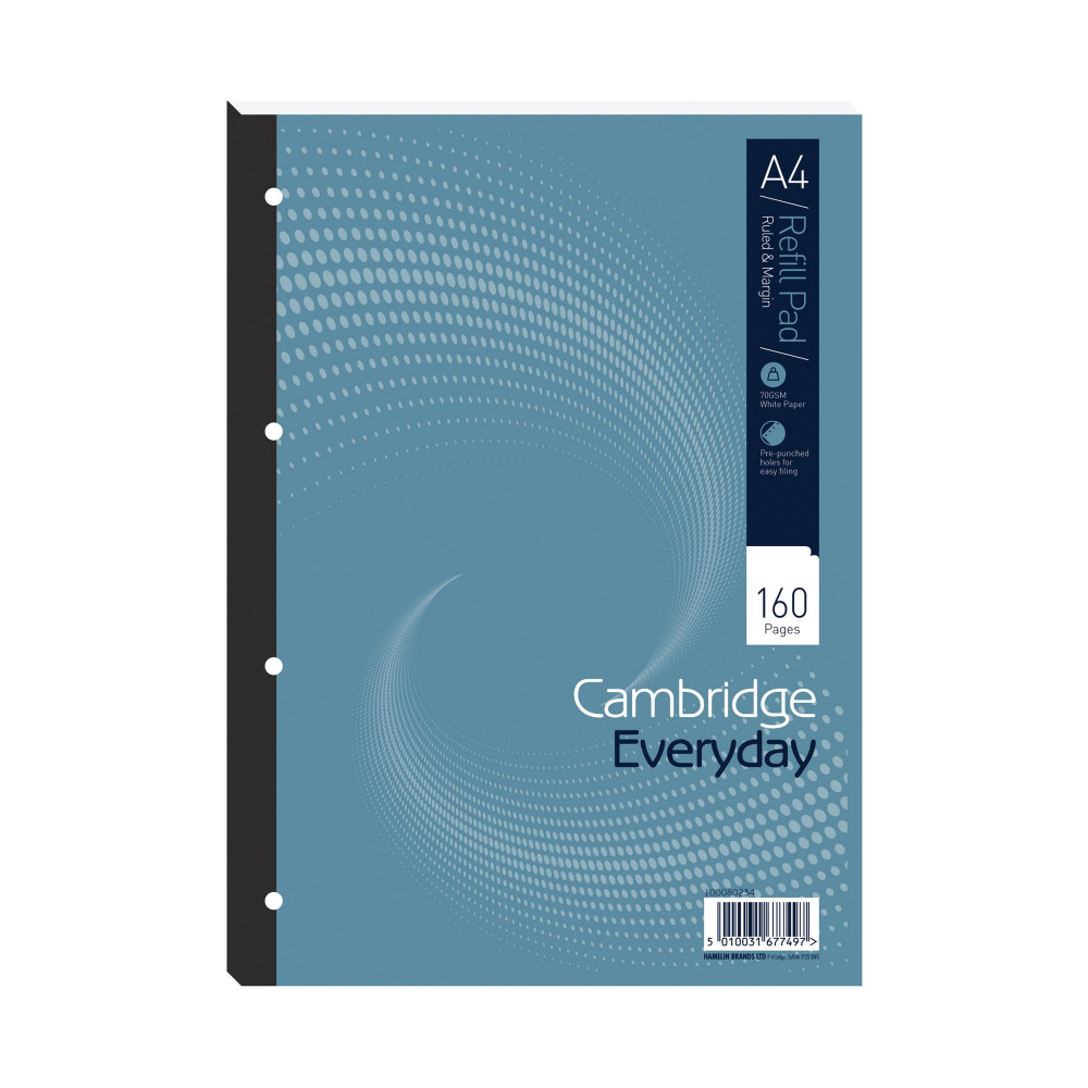 CAMBRIDGE A4 80P R/M REFILL PK5