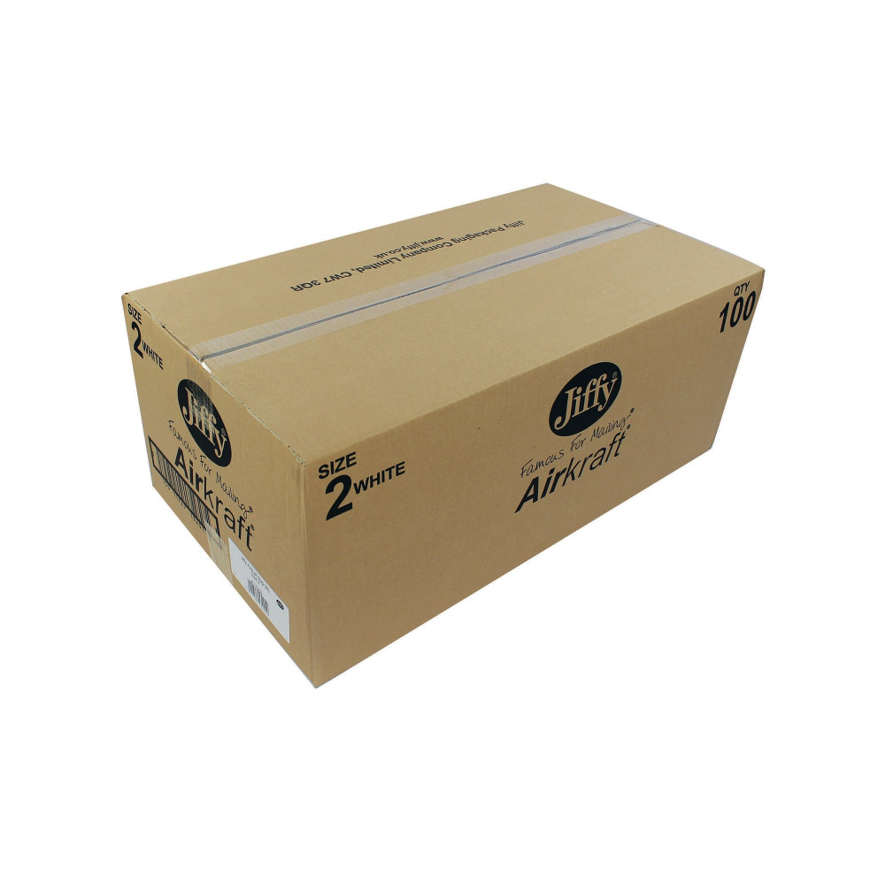 AIRKRAFT 2 BUBBLE BAG WHT PK100
