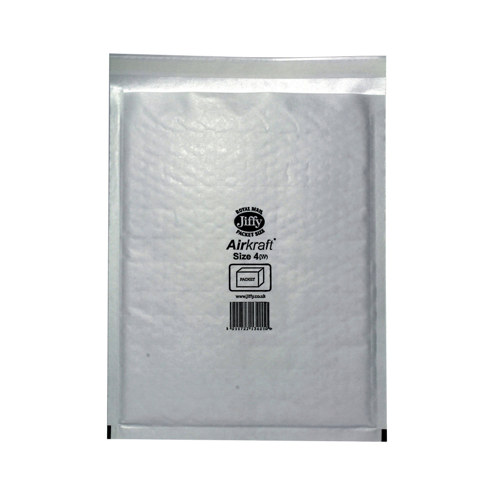 AIRKRAFT 4 BUBBLE BAG WHT PK100