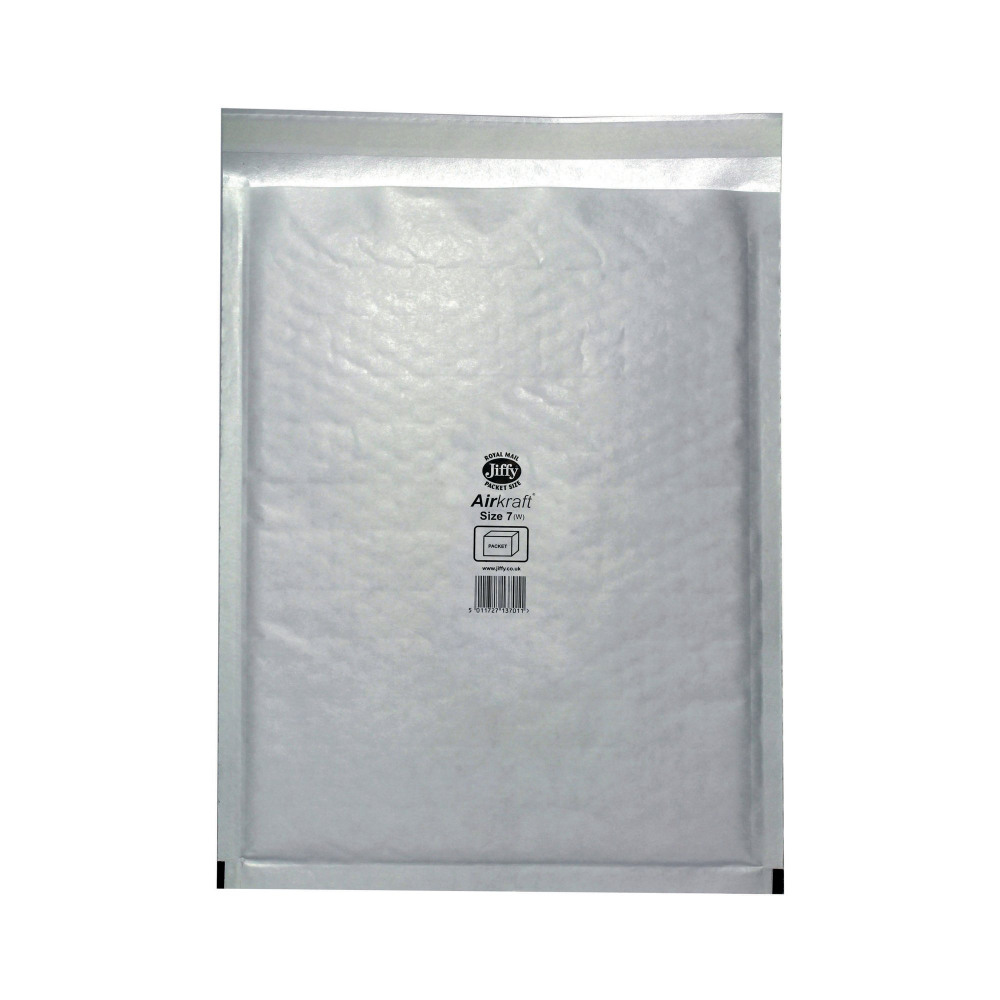 AIRKRAFT 7 BUBBLE BAG WHT PK100