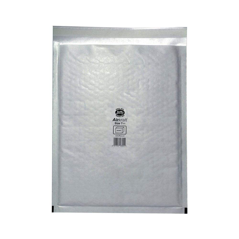 AIRKRAFT 7 BUBBLE BAG MULTI WHT PK10