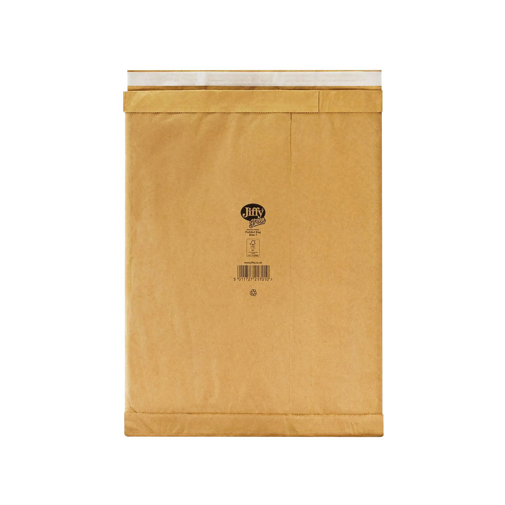 JIFFY PAD BAGS RCYL SZ 7 GLD PK50