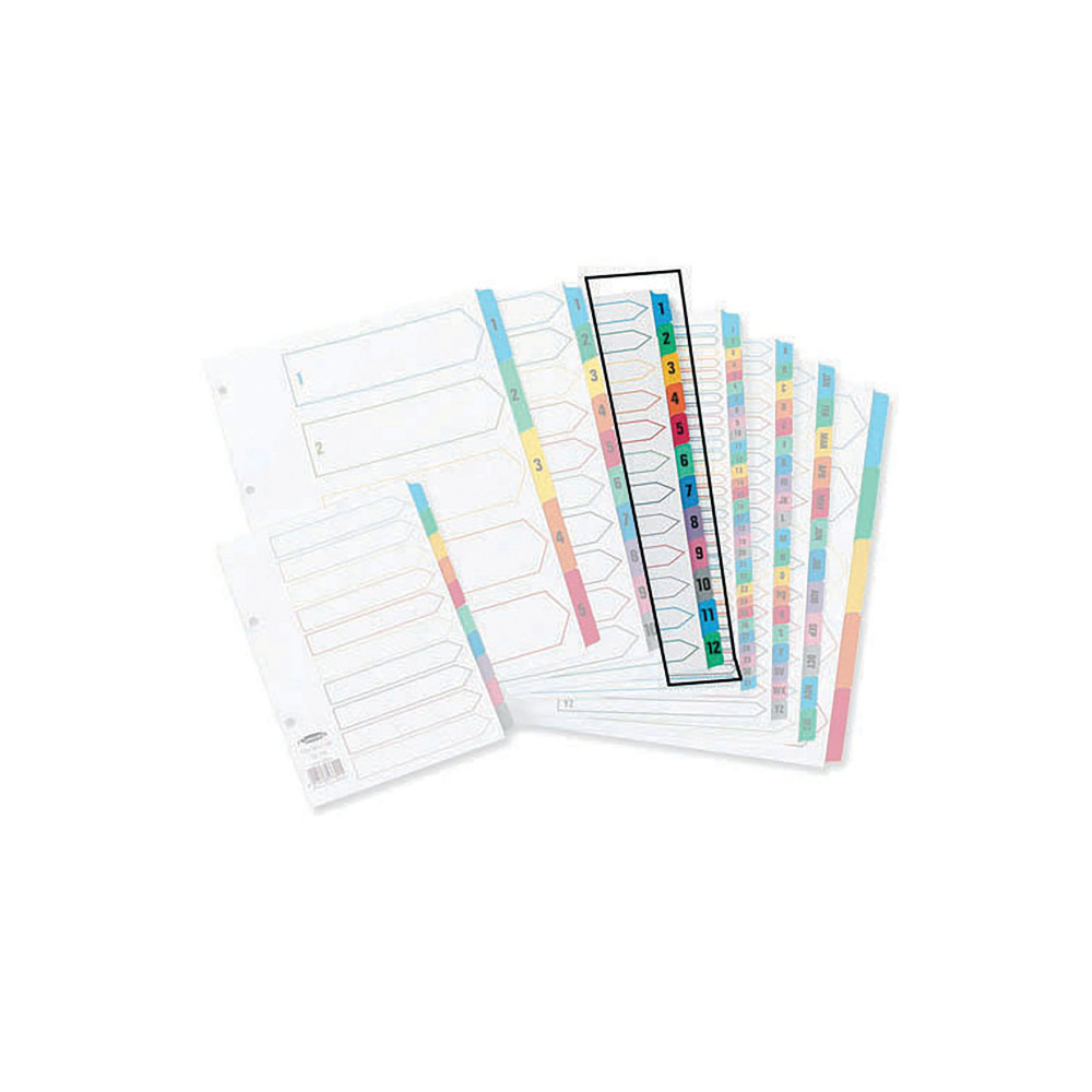 CONCORD INDEX A4 1 TO 12 MULTI