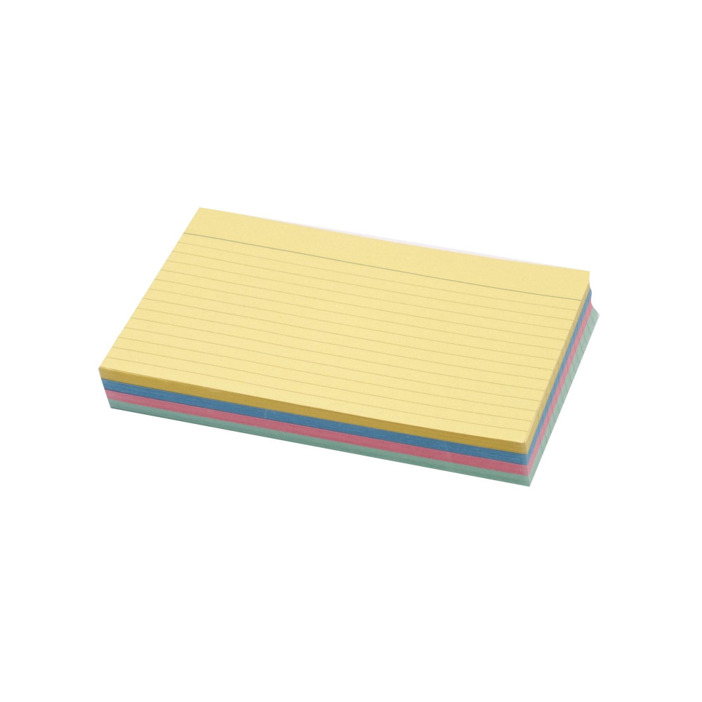 CONCORD RECORD CARDS 6X4 AST PK100