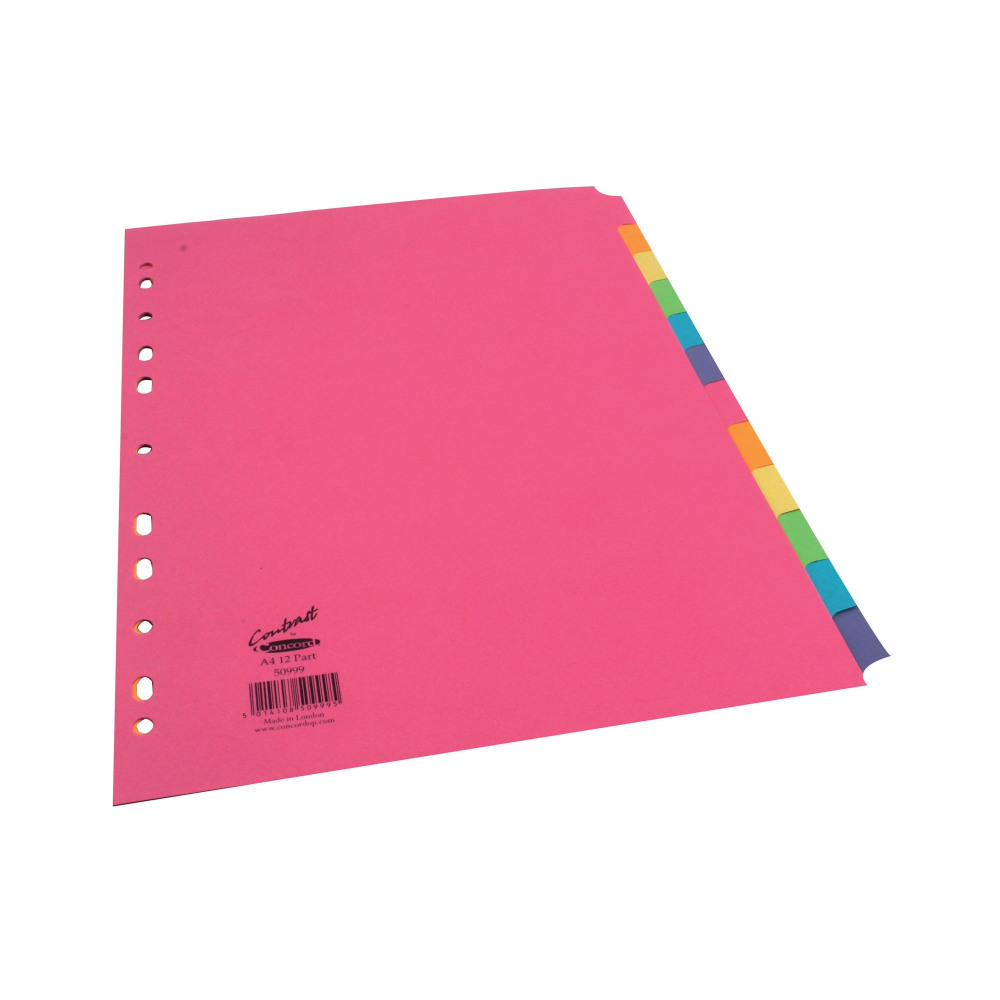 CONCORD BRIGHT A4 12-PART SUB DVDRS