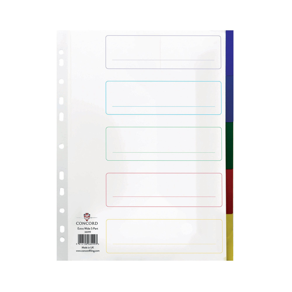 CONCORD 5 PT EXTRA WIDE DIVIDER PP