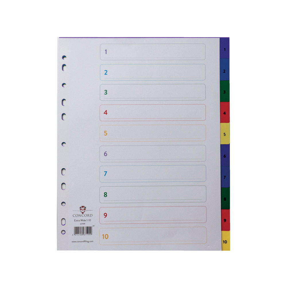 CONCORD INDEX 1-10 A4 EW PP MCOL