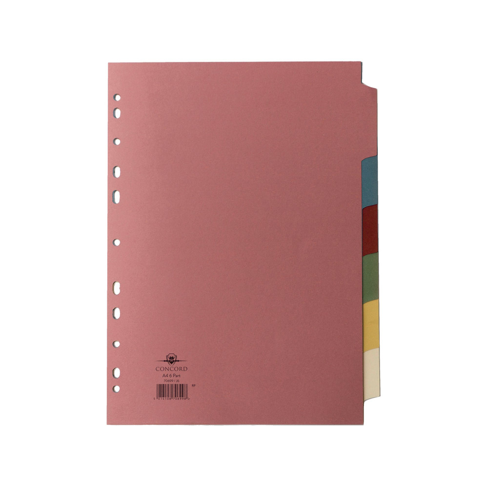 CONCORD DVDR 6-PART A4 160GSM MCOL