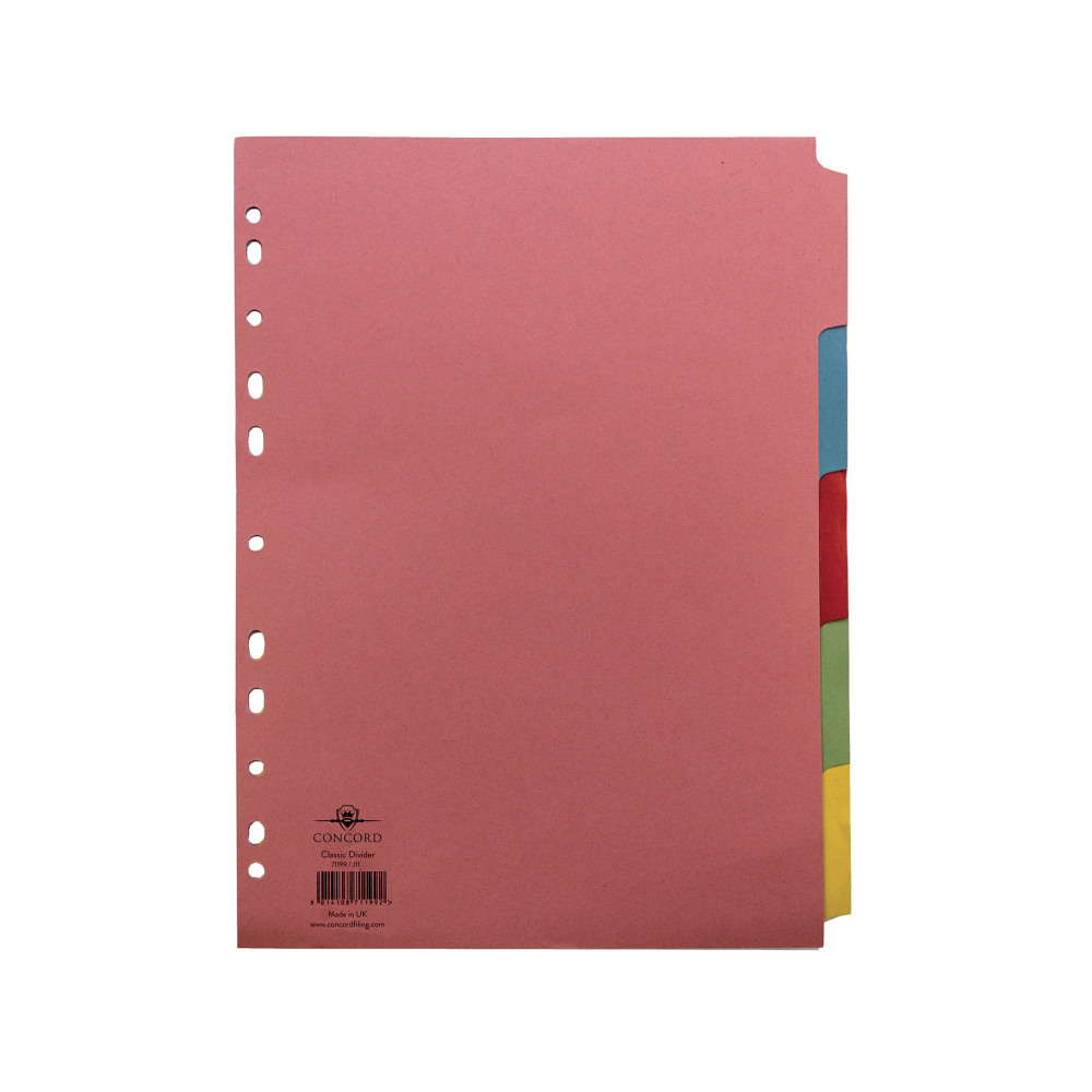 CONCORD PASTEL A4 5-PART SUB DVDRS