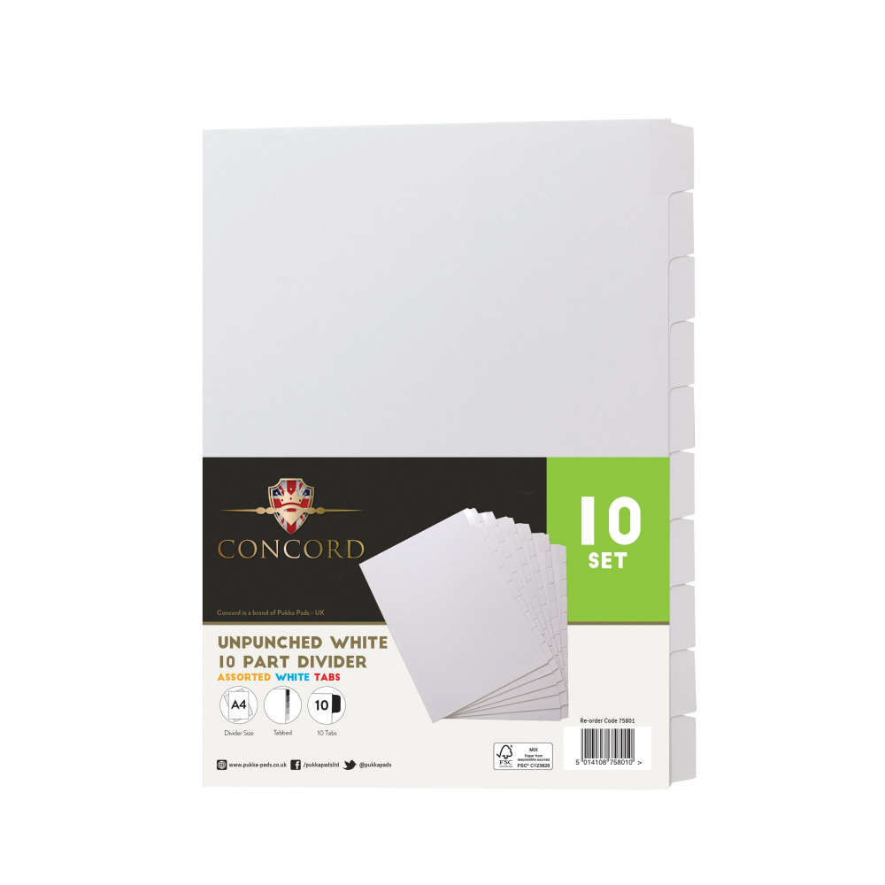 CONCORD UPCHD DVDR 10-PART WHT PK10
