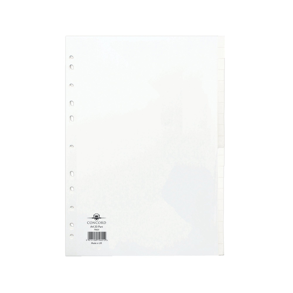 CONCORD SUBJECT DVDR 20-PART WHT