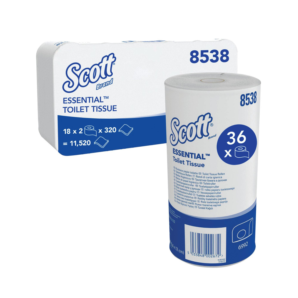 SCOTT PERFORM TOILET TISSU ROLL PK36