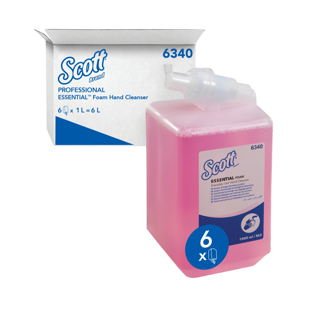 KLEENEX HAND SOAP REFILL PINK 1L PK6