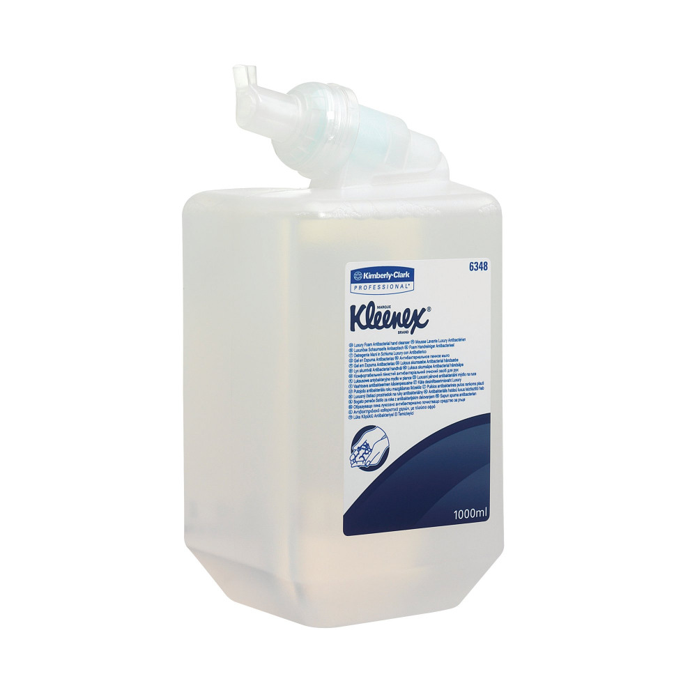 KLEENEX ANTI BAC FOAM SOAP WHT PK6