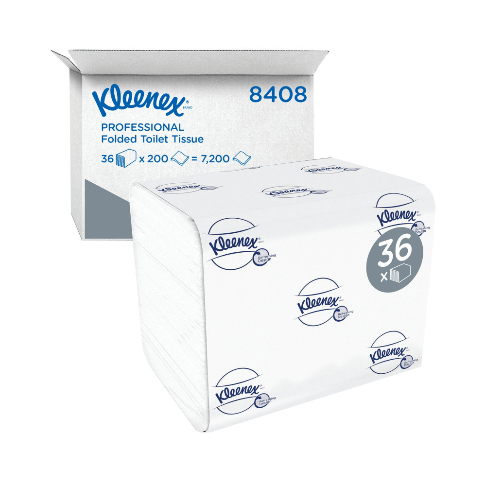KLEENEX ULTRA T/TISSUE WHITE PK36