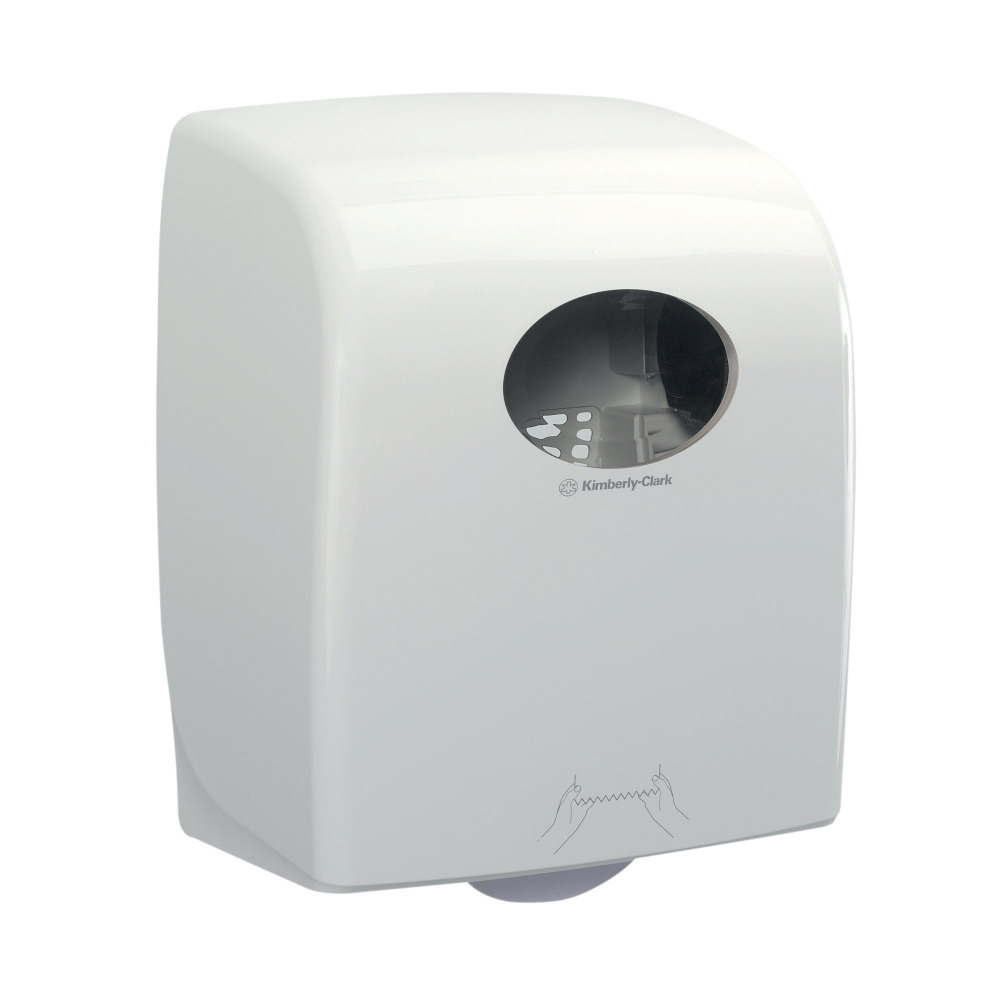 AQUARIUS ROLLD HAND TOWEL DISP WHT
