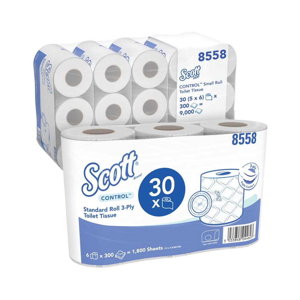 SCOTT CNTRL SML RLL TOILT TISSUE P30