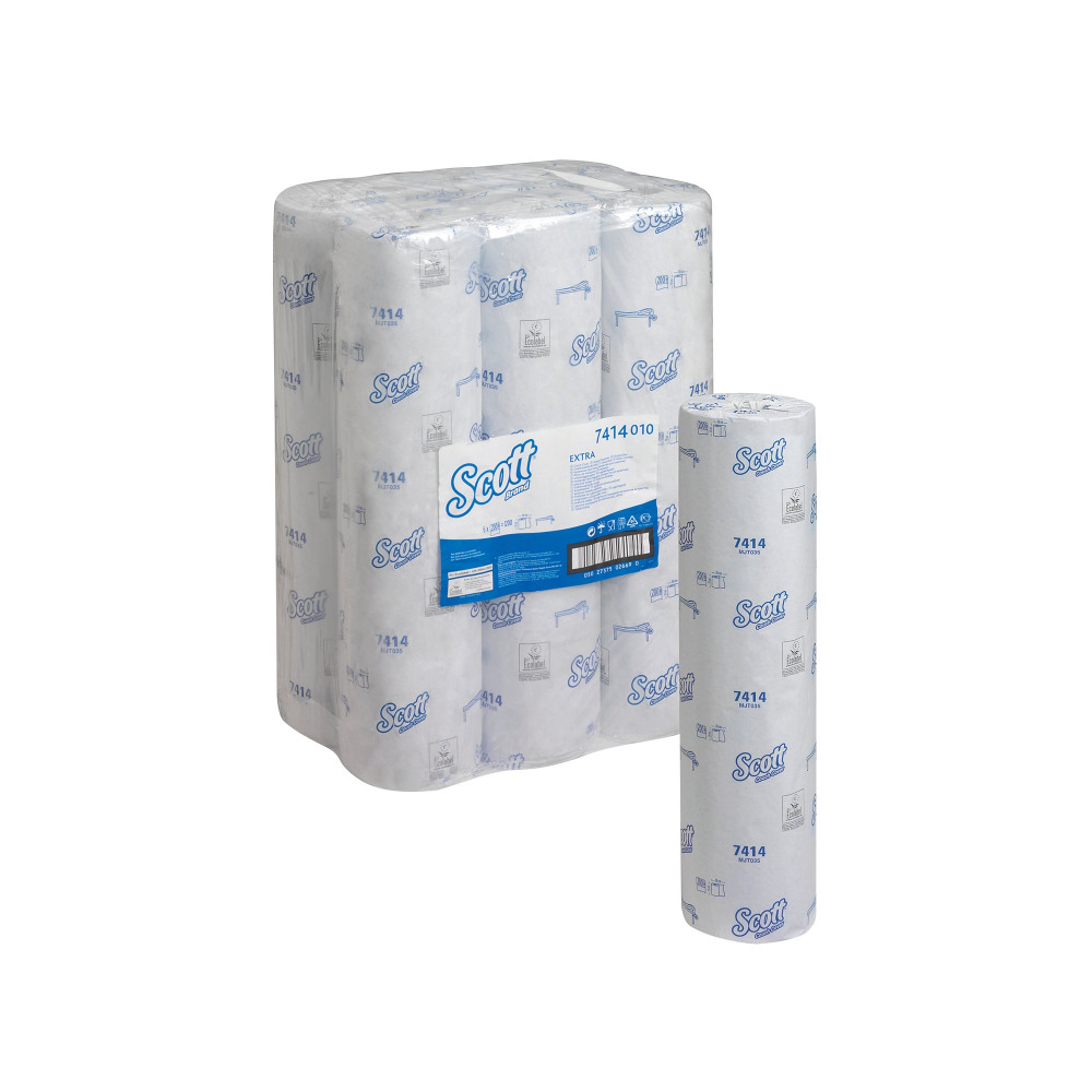 SCOTT HYGIENE COUCH ROLL BLUE PK6