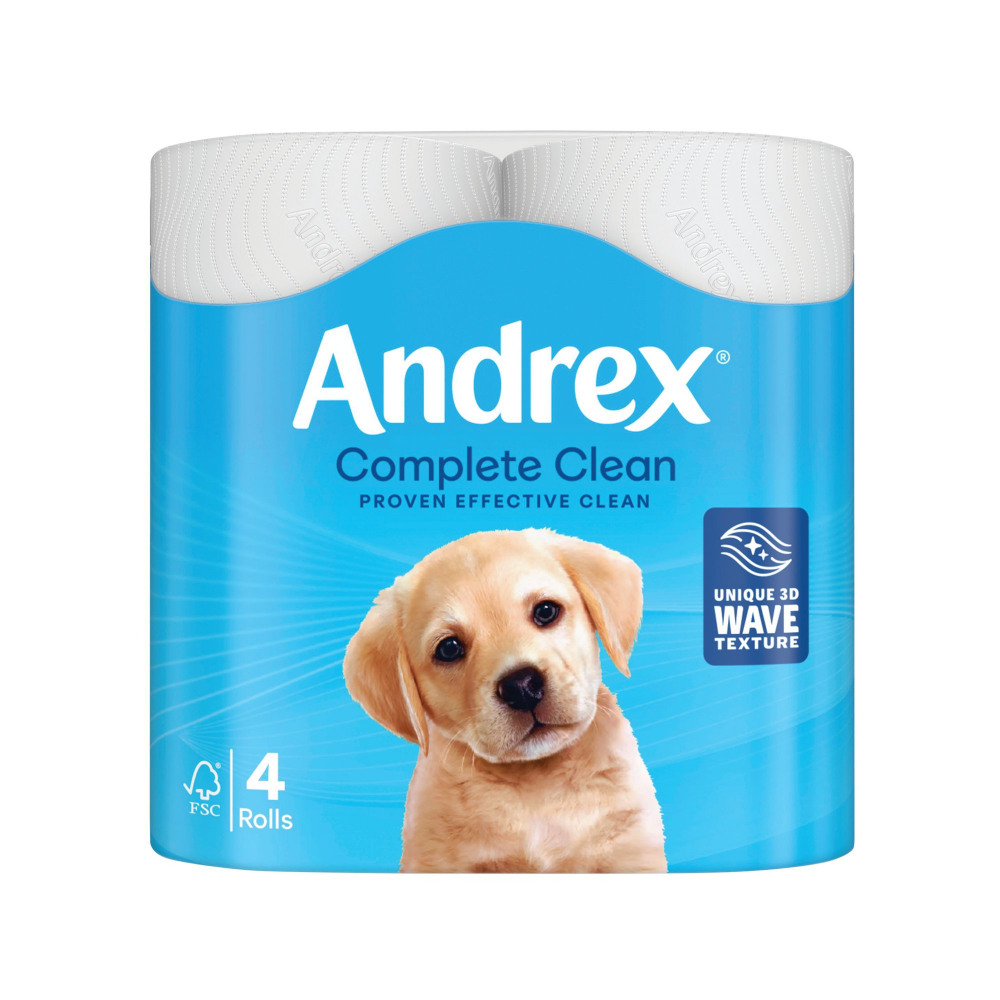 ANDREX COMP CLEAN TOILT ROLL 4X6 P24