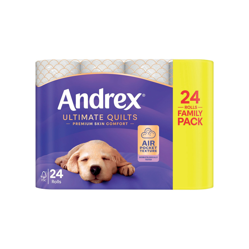 ANDREX ULITMATE QUILTS WC ROLL PK24