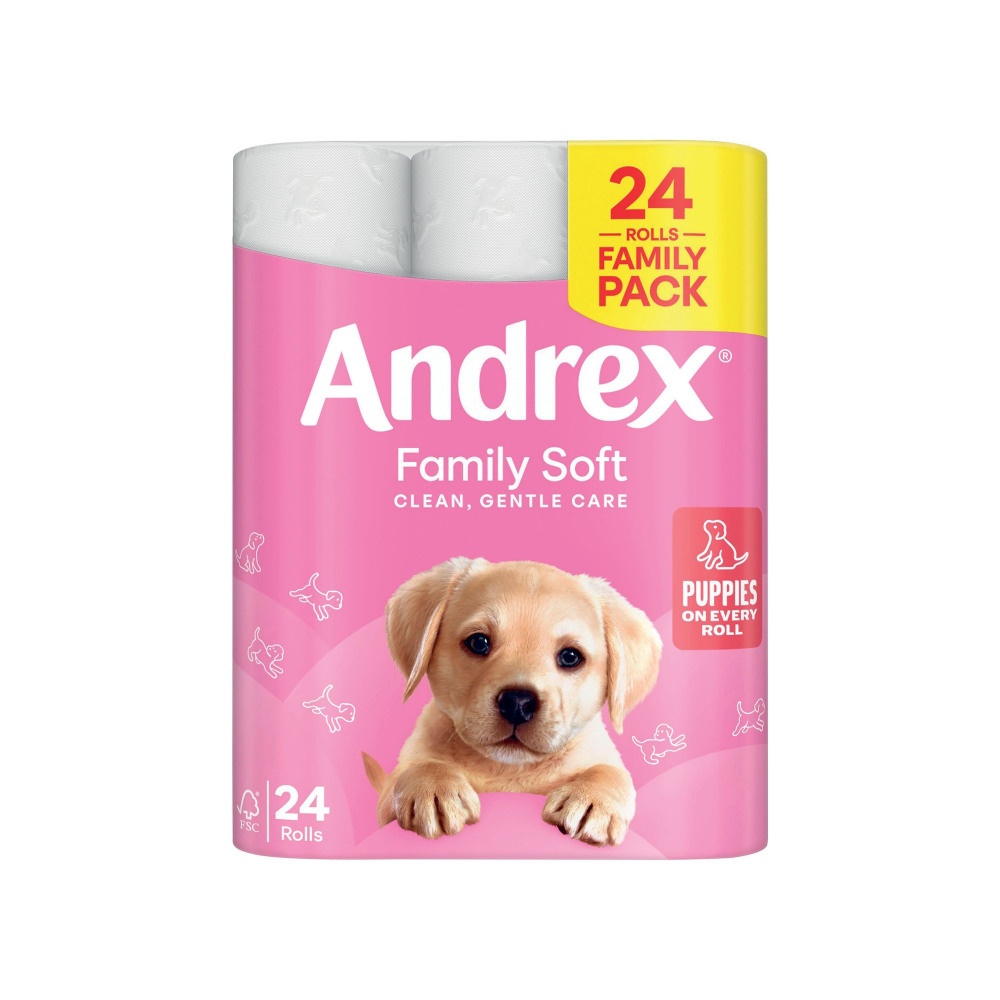 ANDREX FAMILY SOFT WC ROLL PK24