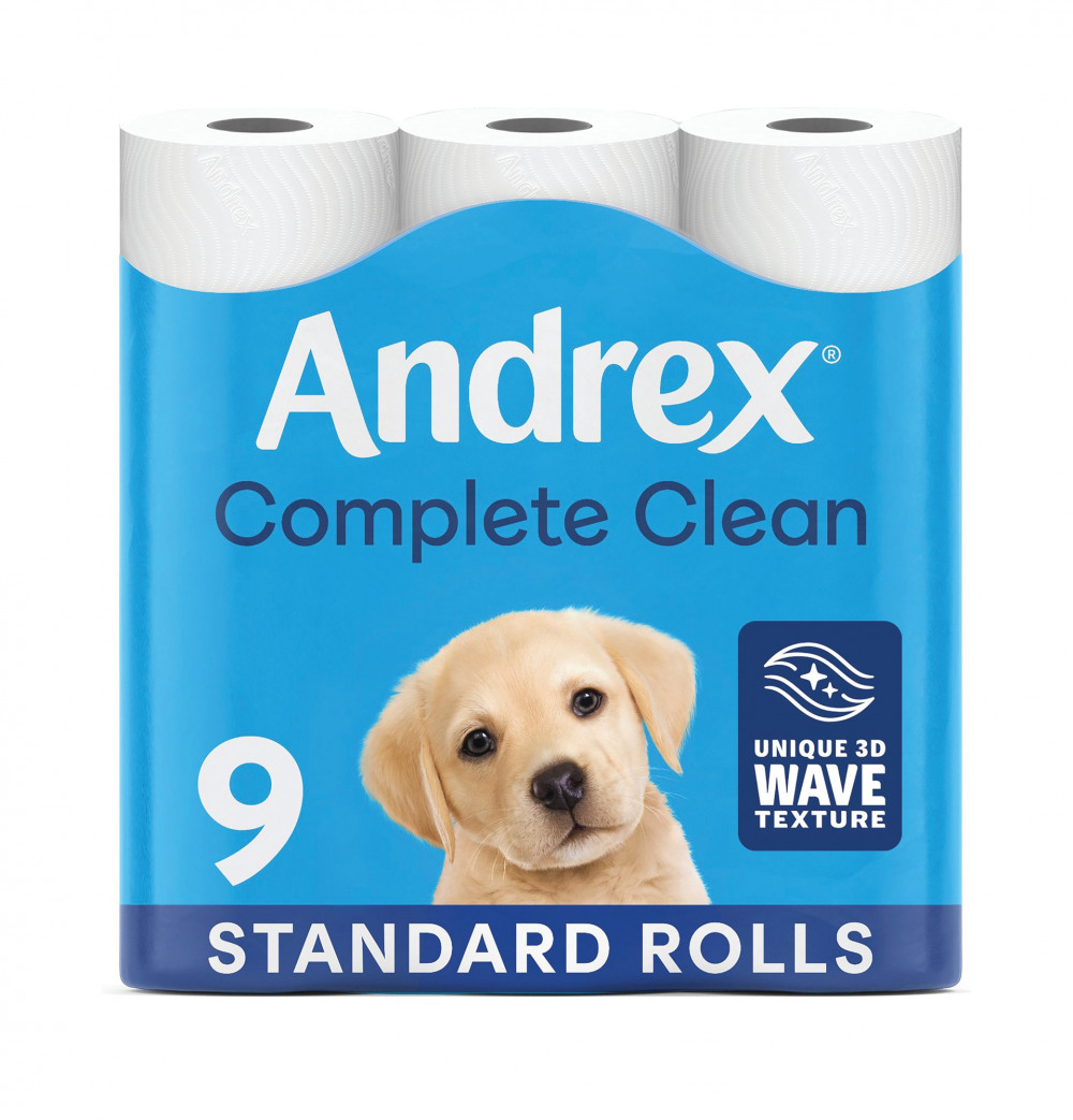 ANDREX COMPLETE CLEAN WC ROLL PK9 ANDREX COMPLETE CLEAN WC ROLL PK9