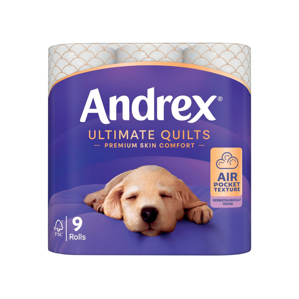 ANDREX ULTIMATE QUILTS WC ROLL PK9