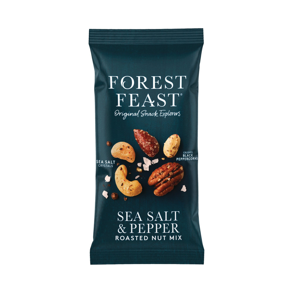 SEA SALT/PEPPERCORN NUTS 40G PK12