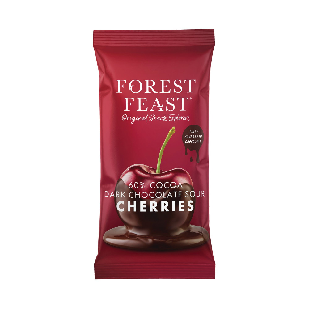 DARK CHOC CHERRIES NUTS 40G PK12