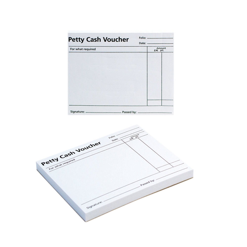Q-CONNECT PETTYCASH VOUCHER PAD PK10