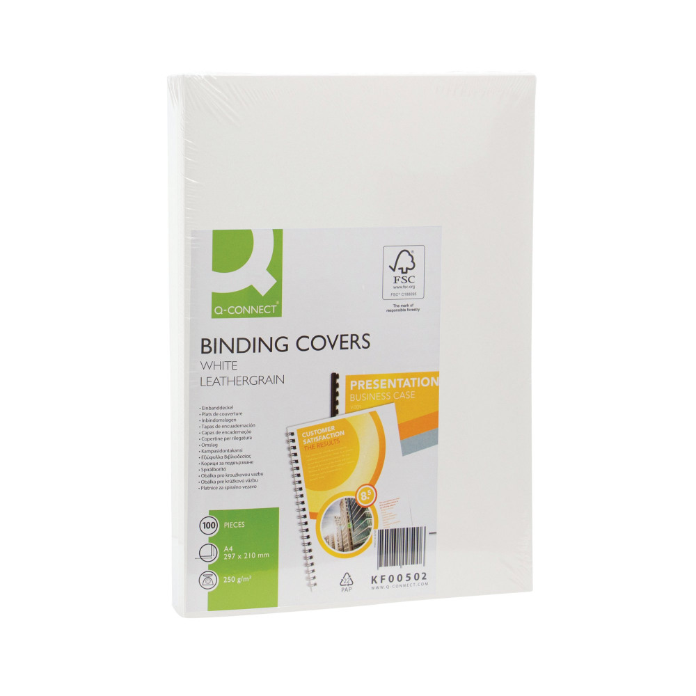 Q-CONNECT BINDING COMB COVERS PK100
